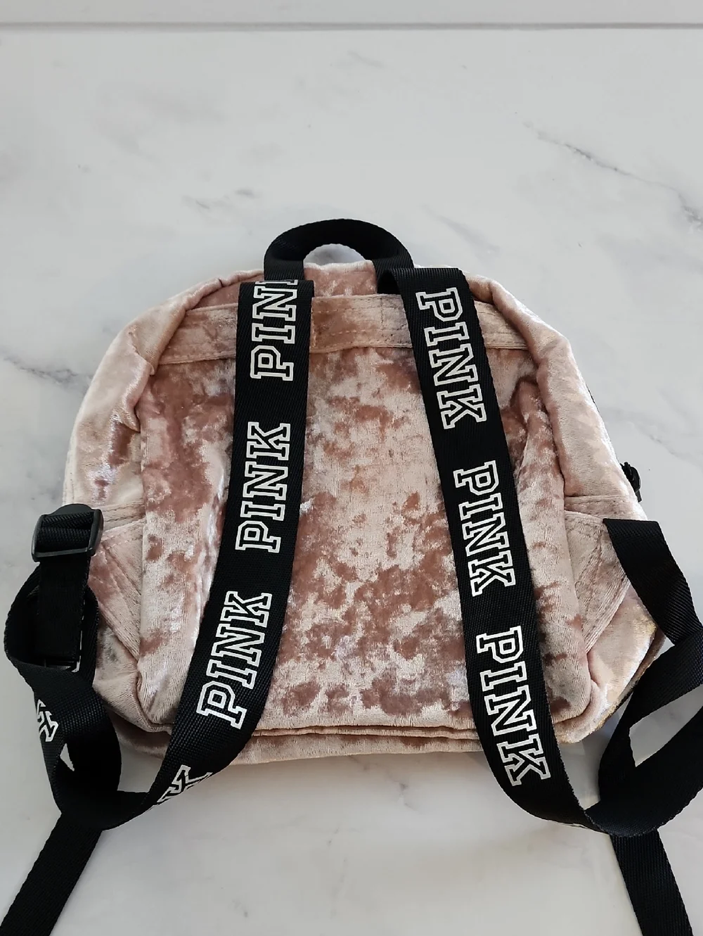 Victoria Secret Velvet Small Backpack